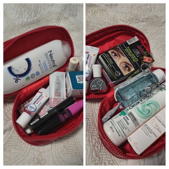 Косметика Vichy косметичка набір лот тіні крем тонік міцелярна вода