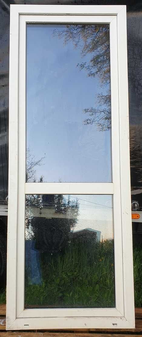 Drzwi balkonowe tarasowe okno pcv plastikowe 86x230 Transport