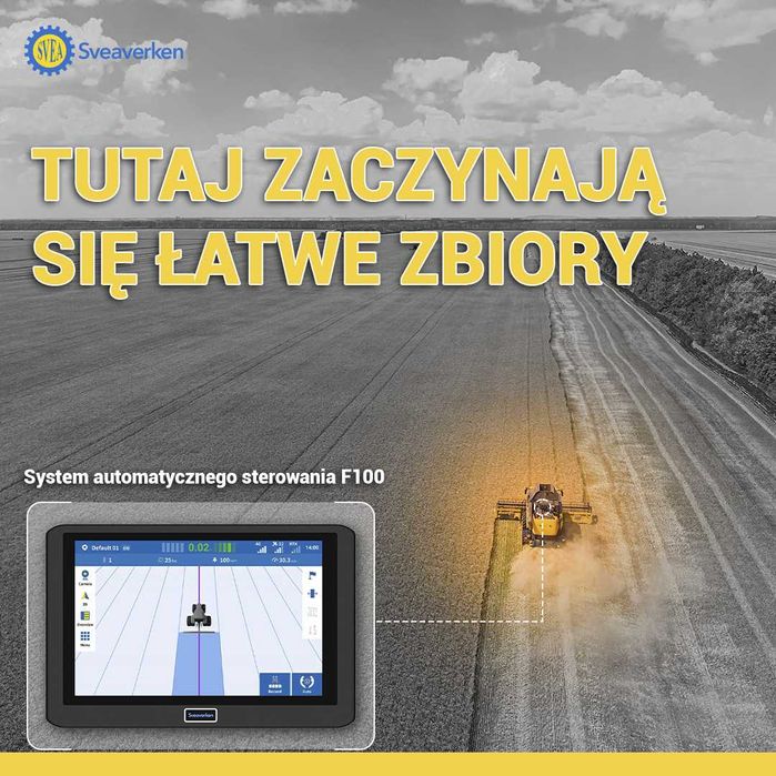 nawigacja rolnicza Sveaverken F200 RTK ISOBUS zgodny z Amazone Trimble