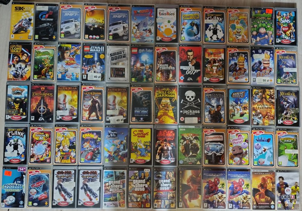 Gry na PSP * Gry Sony PlayStation Portable * Kolekcja * wysyłka *