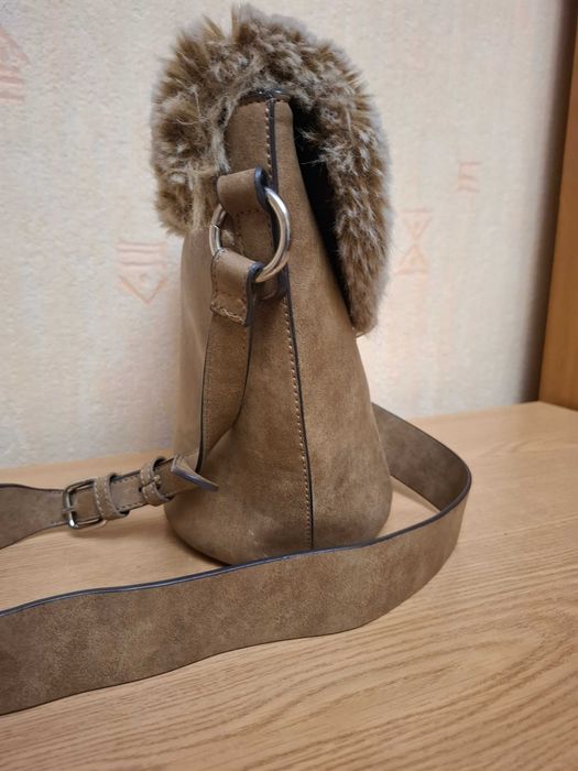 Сумка жіноча  через плече, Next , оливковий колір