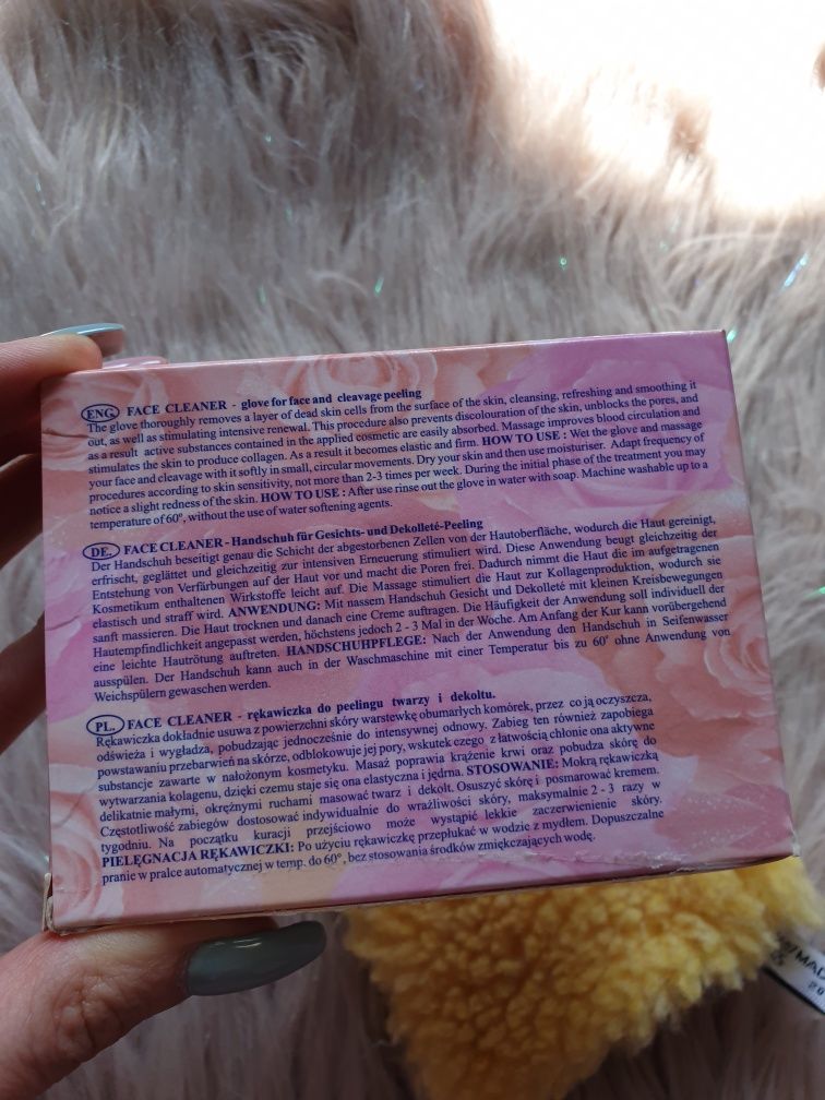 Raypath rękawiczka do peelingu twarzy i dekoltu FACE CLEANER nano