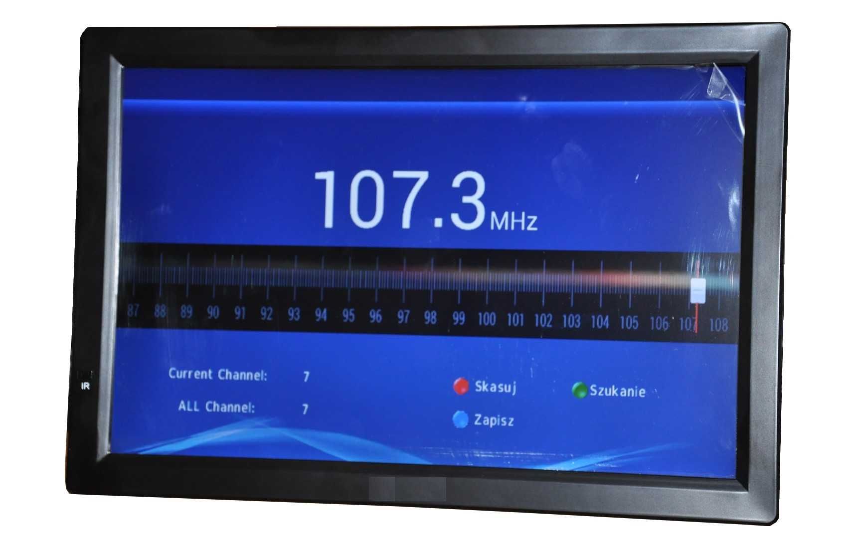 Telewizor Samochodowy Przenośny 15,4" TV DVBT2 12V d Domu 230V USB TIR