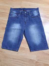 Spodenki krótkie dla chłopca H&M 158 jeans dżins