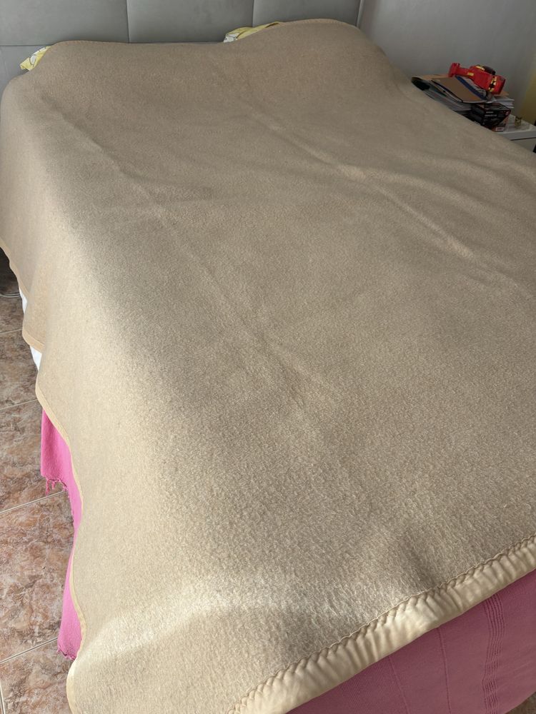 Coberto de casal lã com 195x220