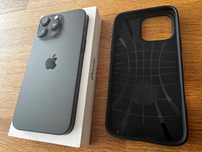 Okazja Zestaw Nowy Iphone 16 pro max czarny + szkło + 2 etui