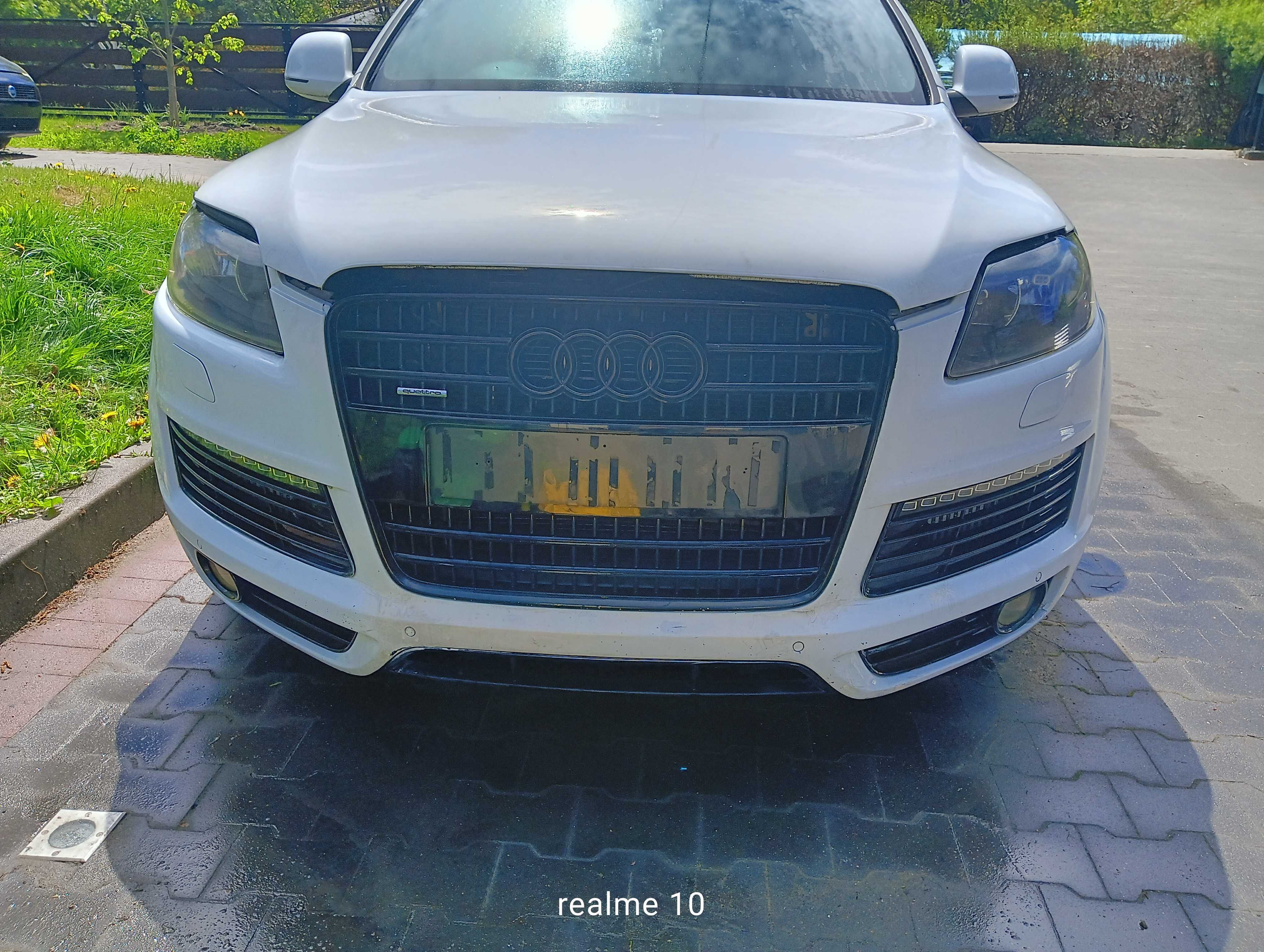 Zderzak przód PDC grill atrapa komplet Audi Q7 S-line