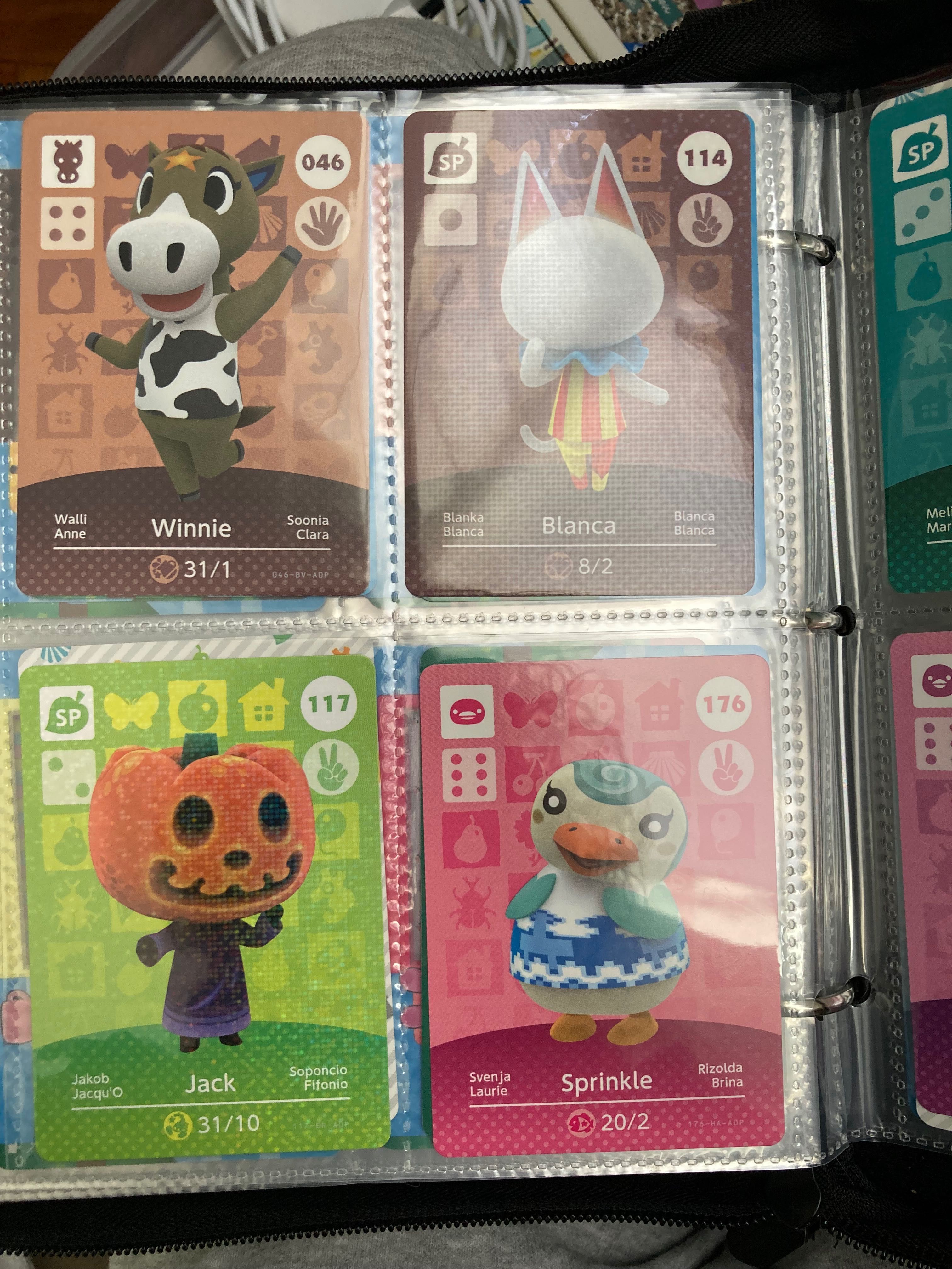 Cartas Amiibo Animal Crossing