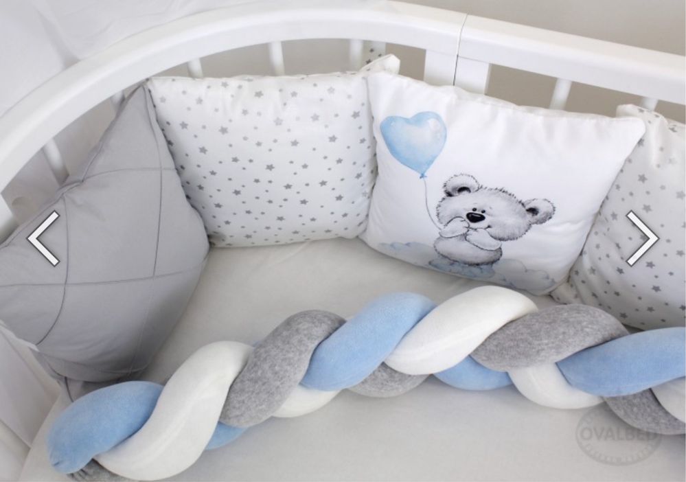 Подушки бортики в детскую кроватку, бортики в дитяче ліжечко