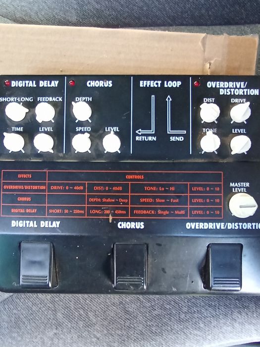 Гитарний аналоговий процесор.