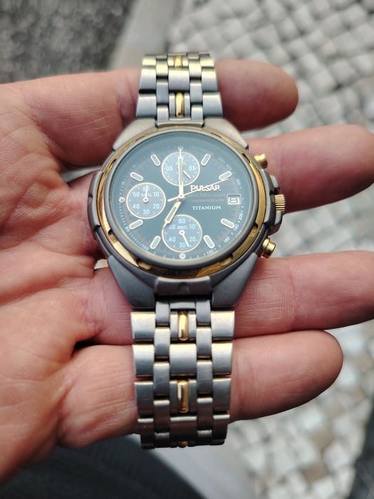 Relógio em Titanium como novo (Aceito Troca) Leia a descrição