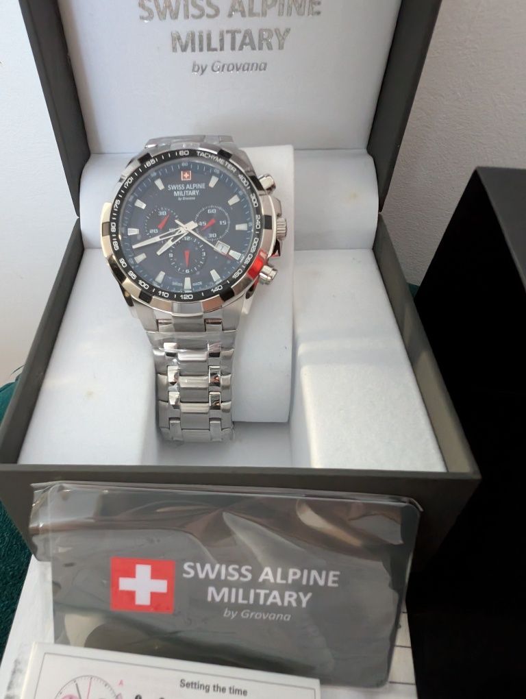 Zegarek Swiss Alpine Military SAM7043.9135 Oryginał Ideał Komplet