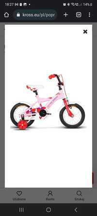 Rower KROSS CINDY 12 cali 12" dla dziecka rowerek dzieciecy