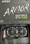Відеокарта MSI PCI-Ex GeForce GTX 1060 armor