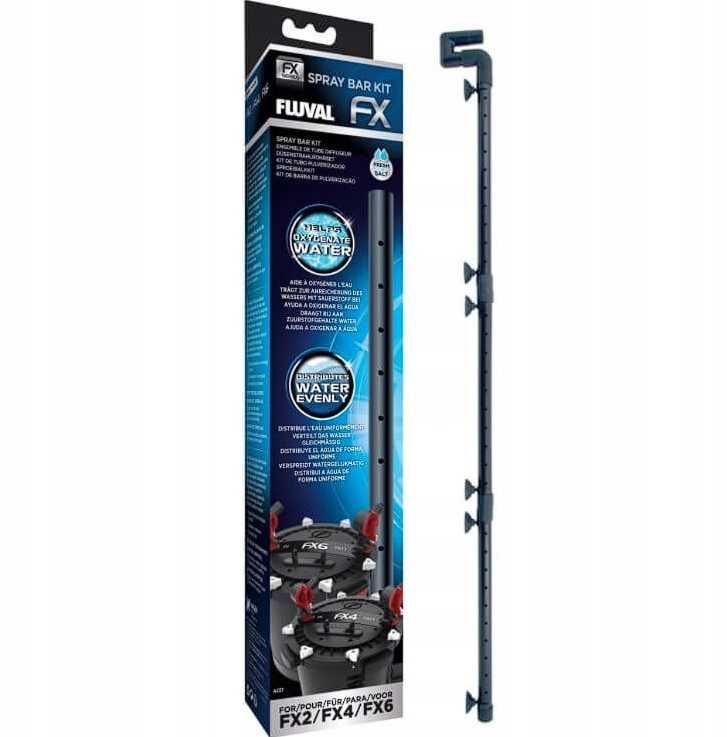 Filtr kubełkowy Fluval FX4 z prefiltrem EHEIM i deszczownicą Fluval