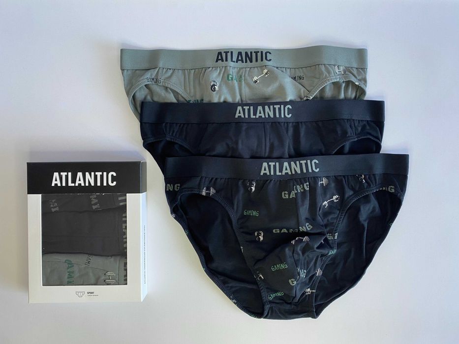 Мужские трусы чоловічі труси слипы атлантик Atlantic Польша