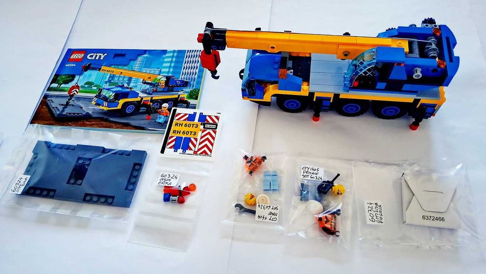 Lego City 60324 Mobile Crane em peças novas semi montado