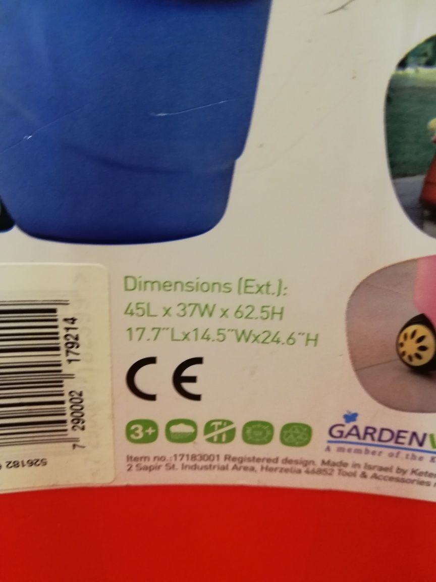 Wózek taczka plastikowa dziecięca