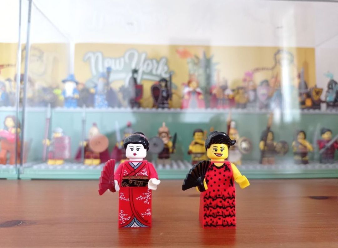 LEGO minifigures ludzik Gejsza Kimono Girl Tancerka Flamenco