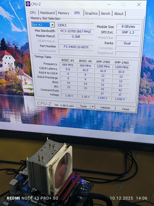 Pamięć RAM DDR3 16GB (2x8) 2400 CL10 G.Skill TridentX