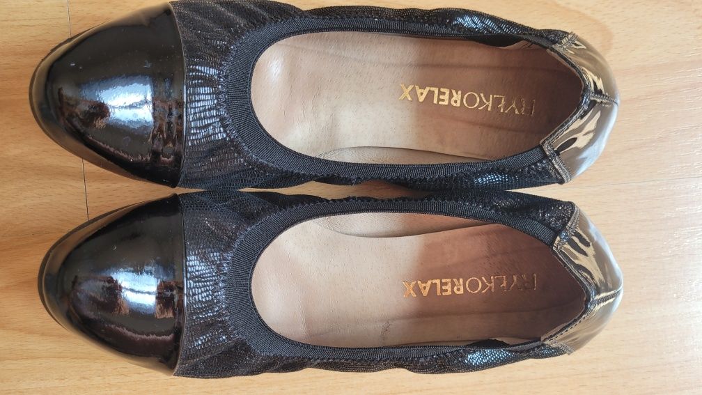 Baleriny Ryłko Relax 38.5 skóra