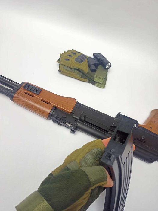 Дитячий Високоякісний Іграшковий Автомат АК-47 Іграшка  на Пульках