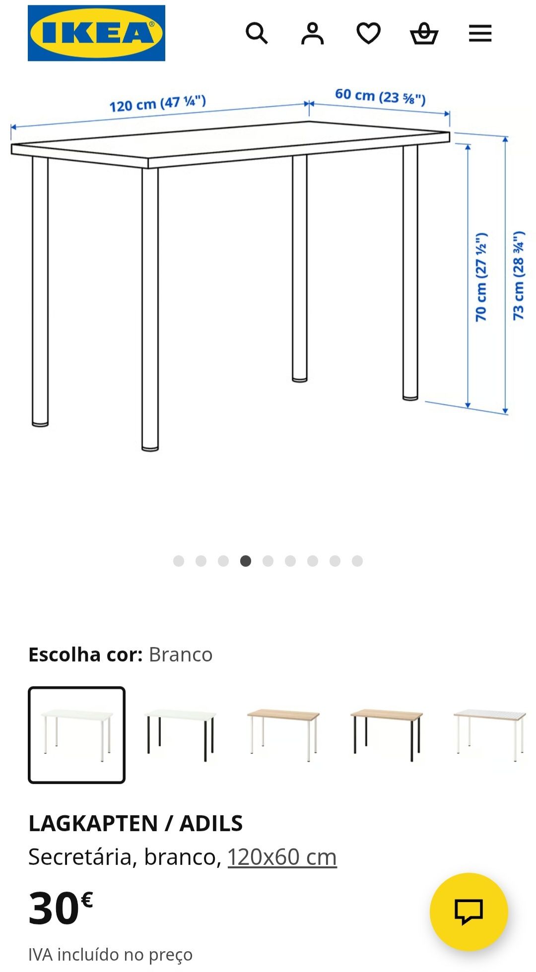Secretária  ikea