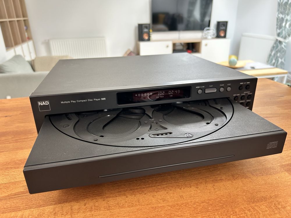 Odtwarzacz CD NAD 505 – zmieniarka na 5 płyt – cd player