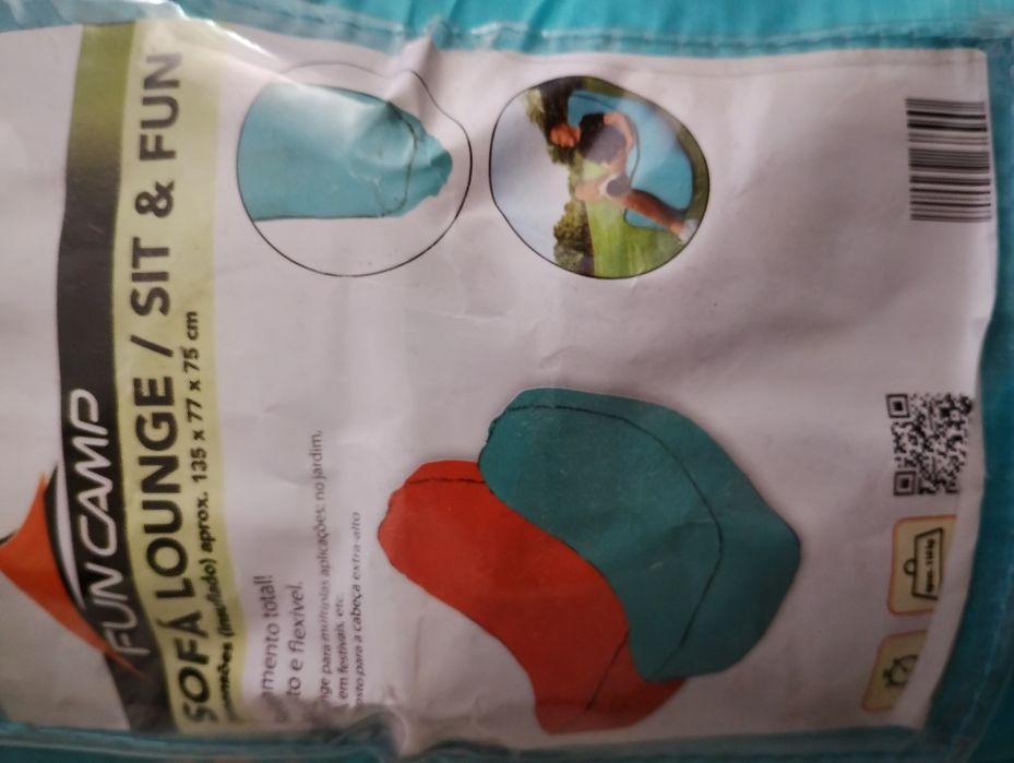 Sofá de praia  auto insuflável novo