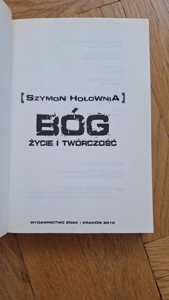 Bóg. Życie i twórczość. Szymon Hołownia