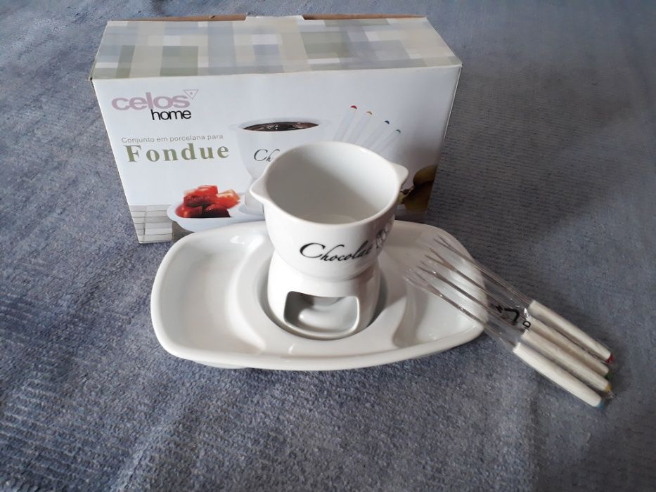 Fondue porcelana NOVO (com entrega*)