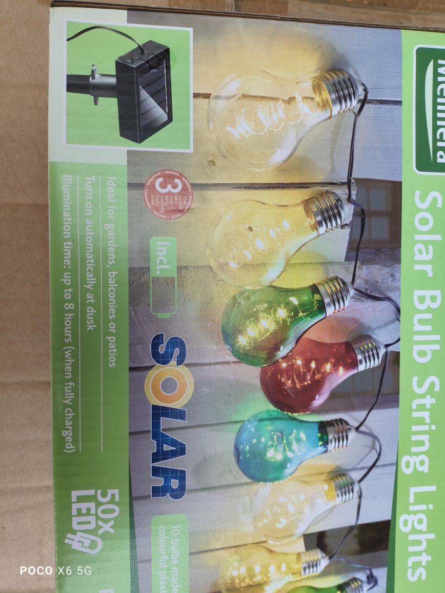 Melinera Girlanda świetlna solarna nowa
