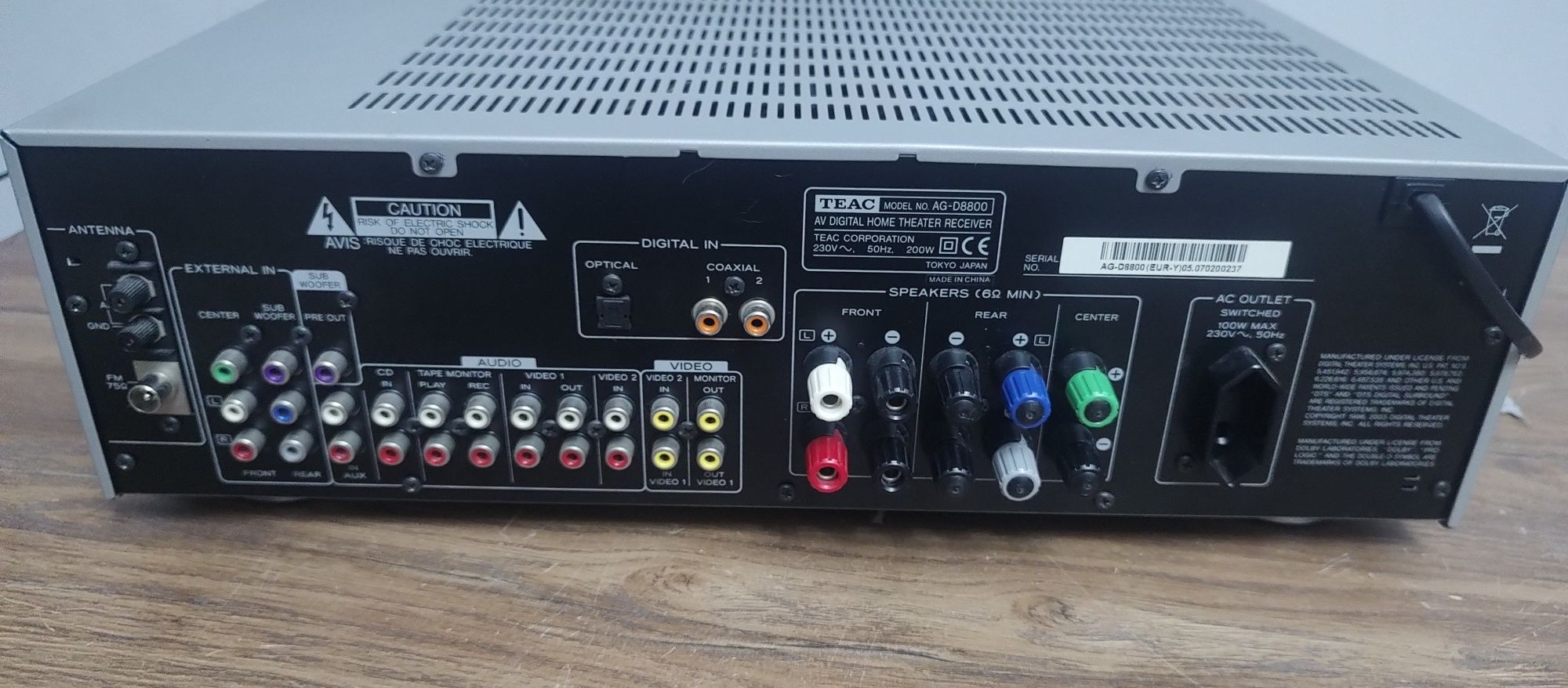 Teac AG D8800 amplituner