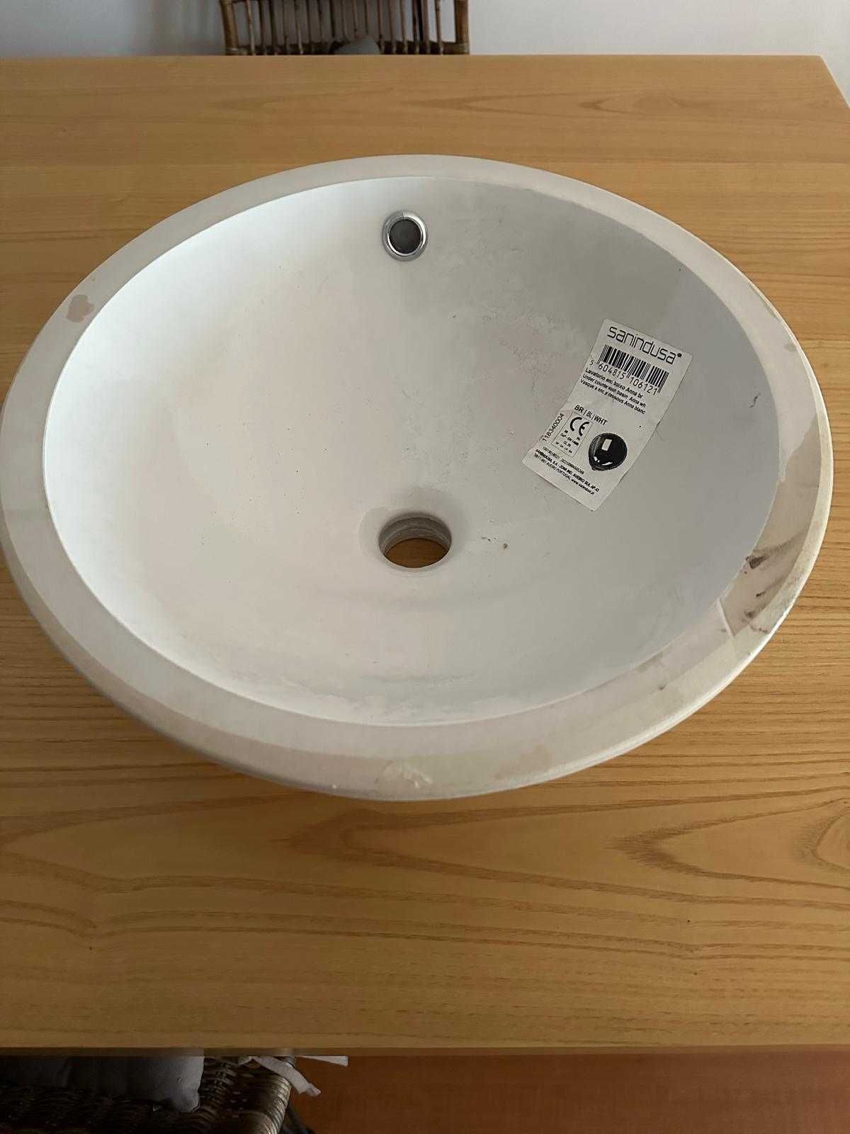 Lavatório sanindusa de encastrar Anna