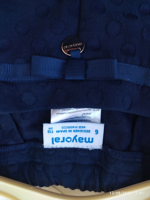 Conjunto Mayoral 6 anos, t-shirt e calção