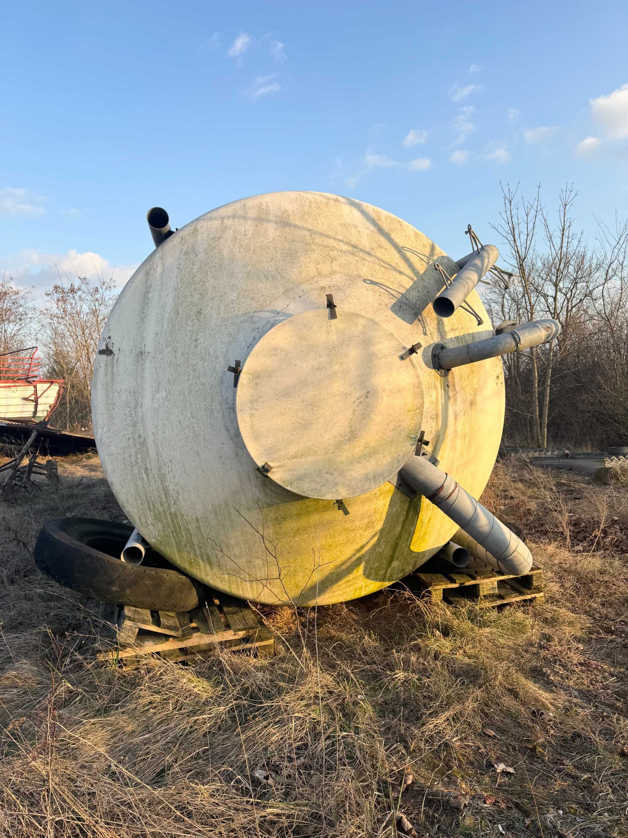 Silos paszowy z włókna szklanego 24 tony