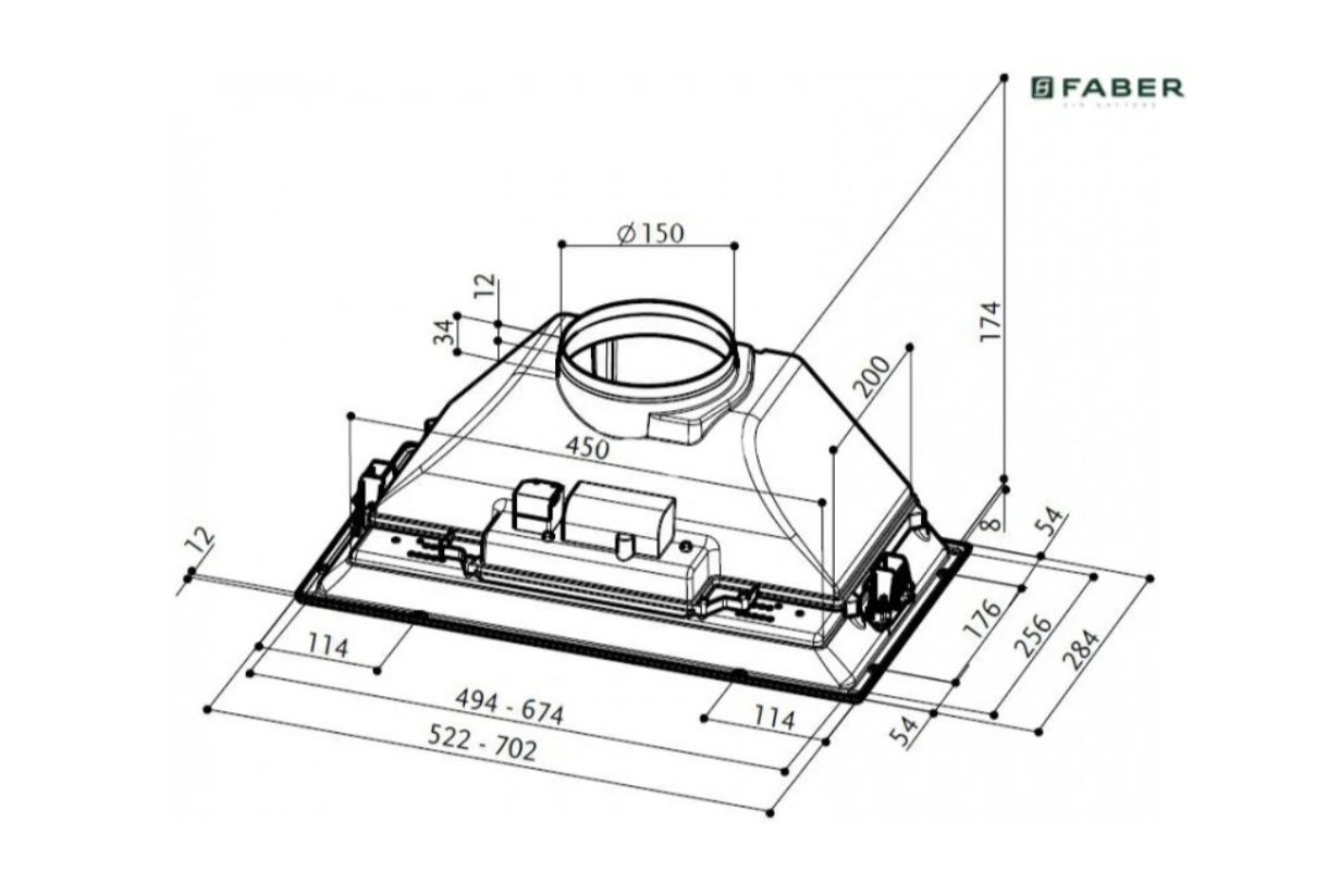 Okap Faber Inca Smart HC X A52 srebrny (INOX)