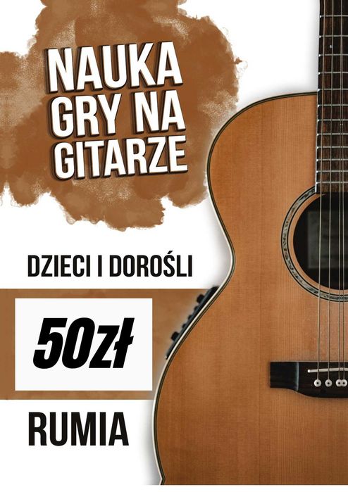 Lekcje gry na GITARZE / BEATBOX / Rumia Nauka Gitara