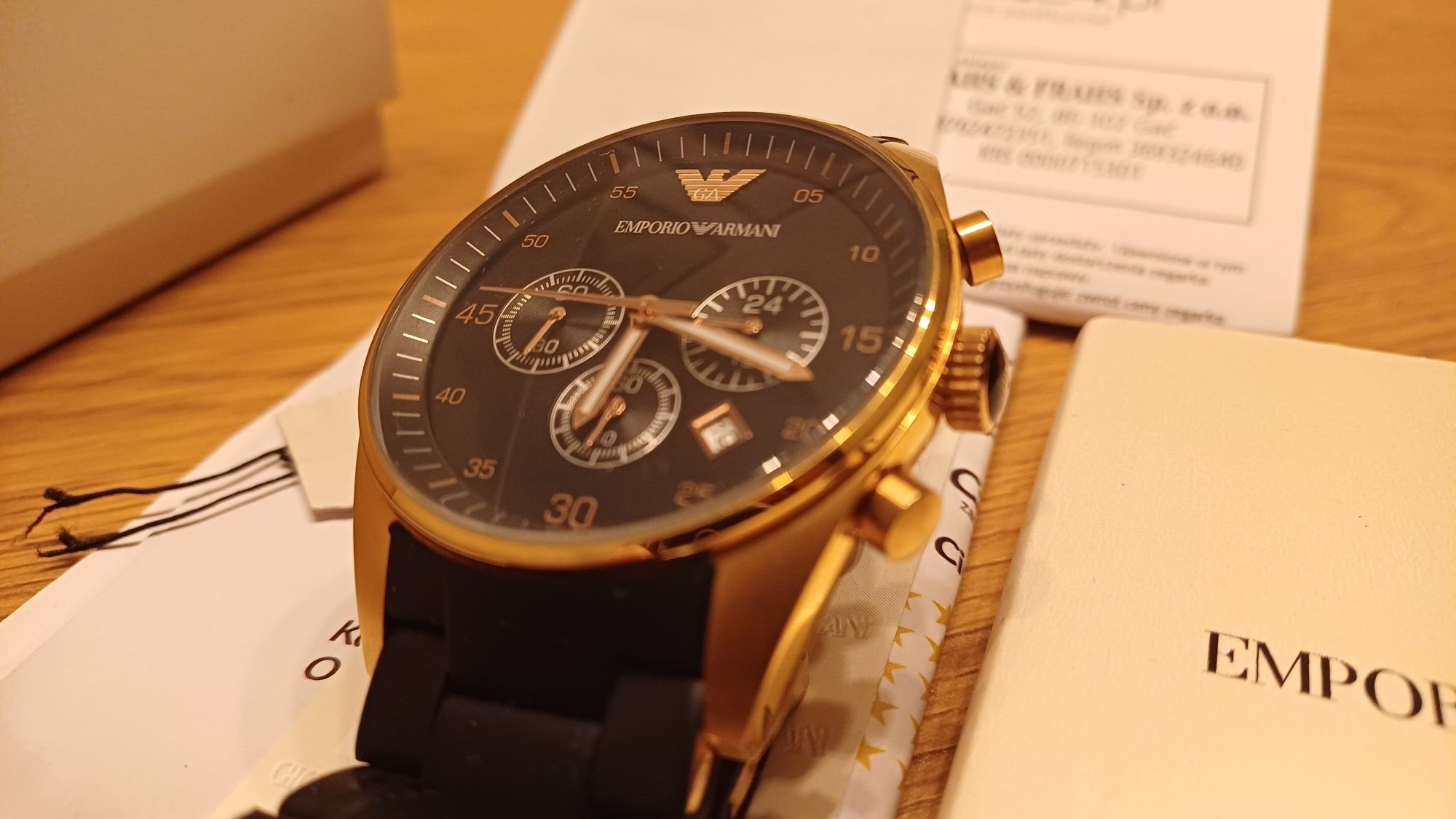 Zegarek Emporio Armani AR5905 Oryginał - STAN BARDZO DOBRY