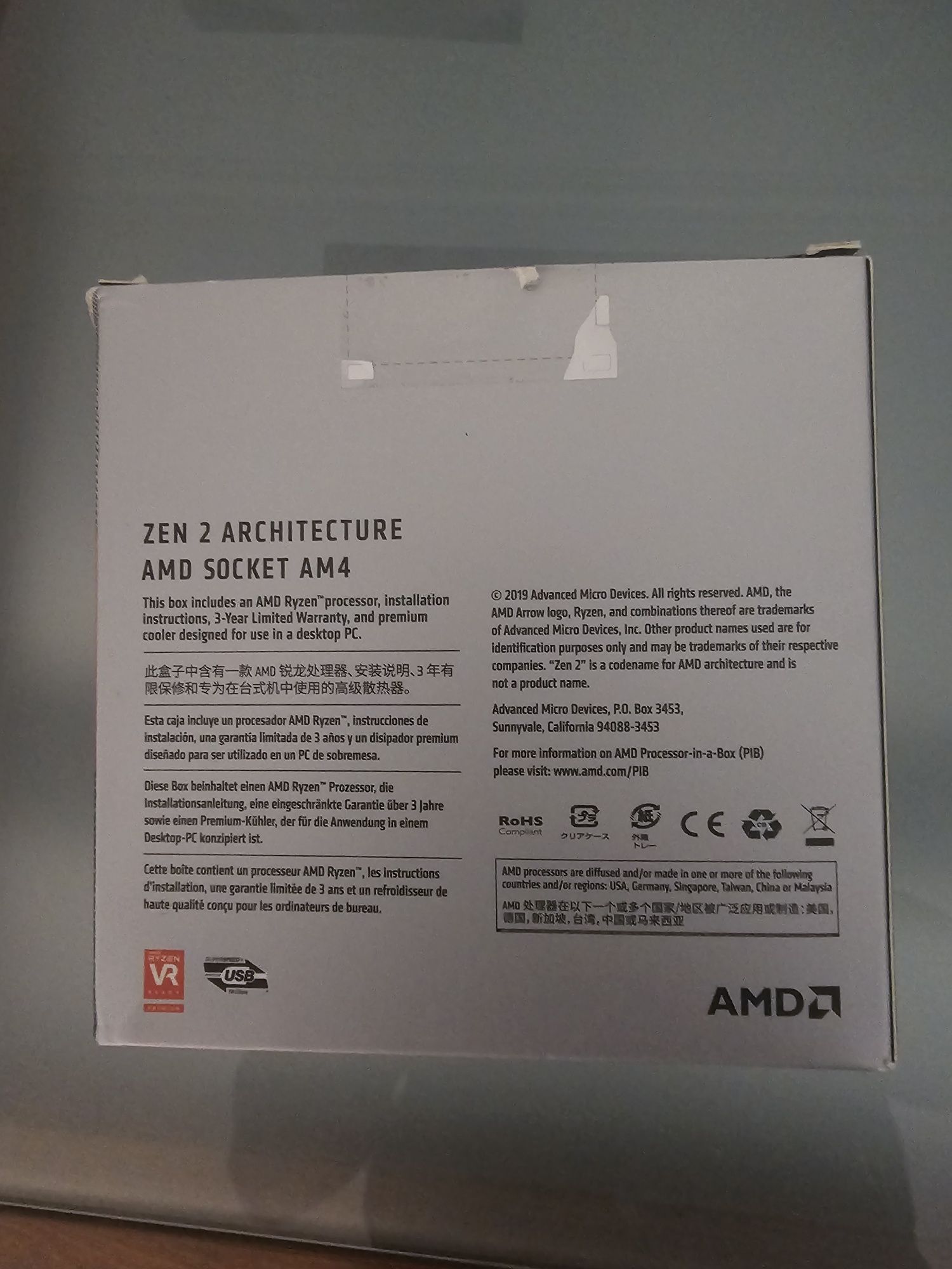 Processador AMD RYZEN