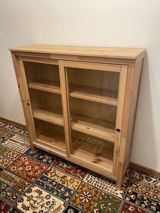 Ikea Hemnes naturalny Zestaw komoda kredens regal