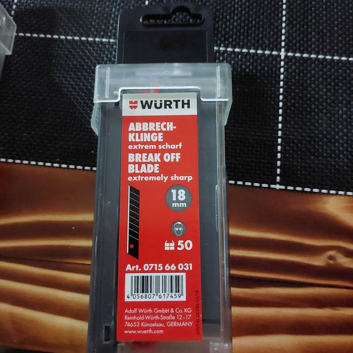 Wkłady ostrza wurtha do noża