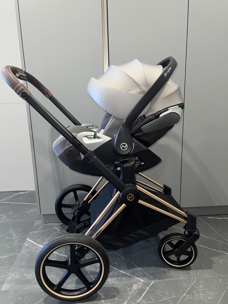 Cybex 3в1.Коляска сайбекс.АвтокріслоCybex cloud T i-Size(Mirage grey