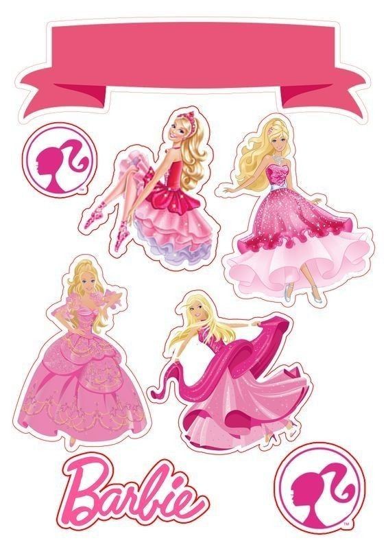Wydruk cukrowy A4 Włoski papier Barbie