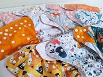 Pack 12 Fraldas Reutilizaveis + 20 Absorventes
