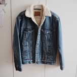 Kurtka jeansowa Levi’s EX-BF Sherpa Trucker rozmiar XS