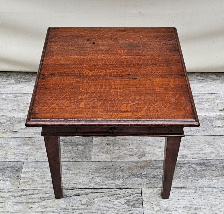 CIEKAWY Stylowy 100% Lity Dębowy Stolik Ława z Szufladą WYSYŁKA