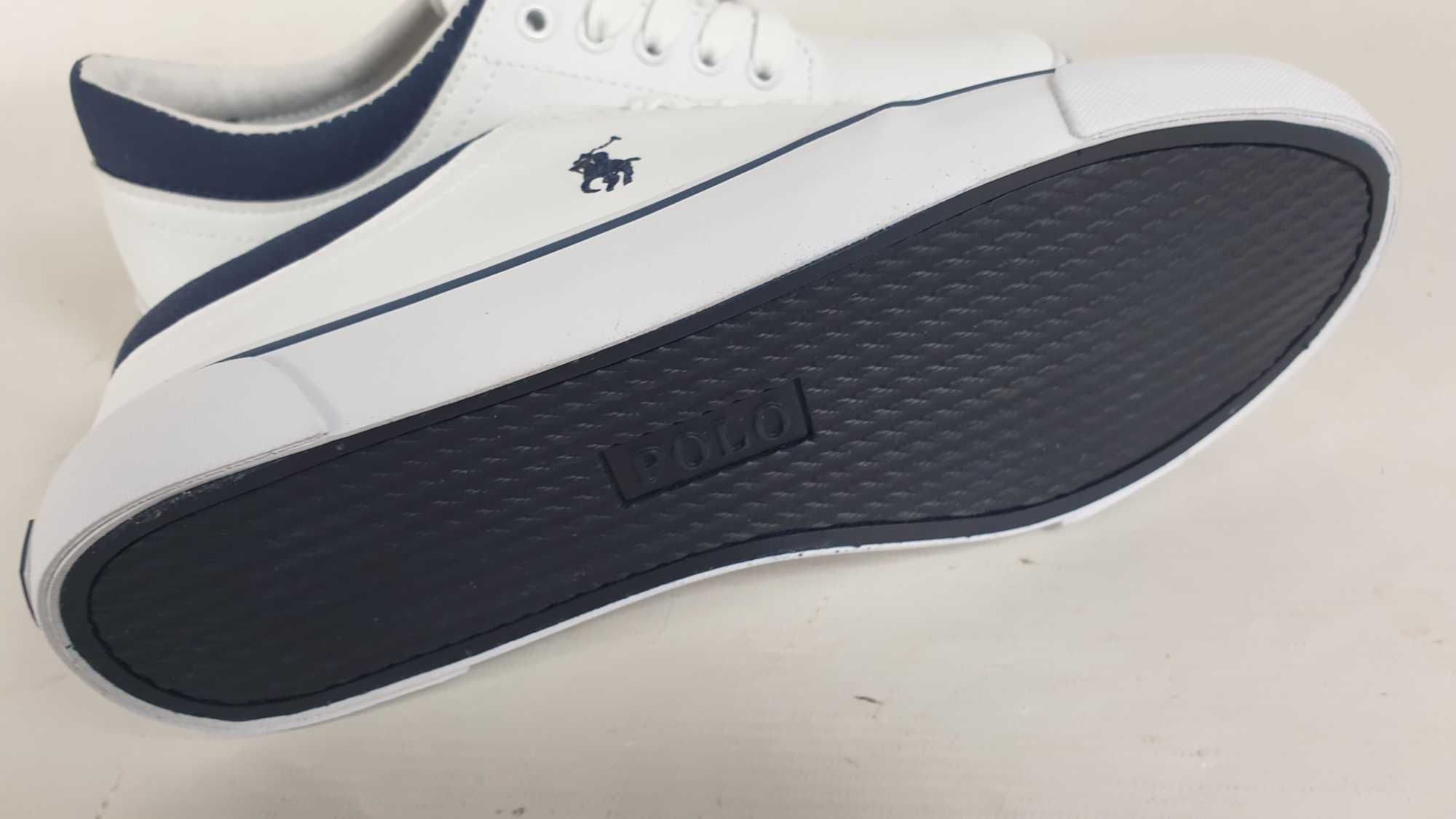 Polo Ralph Lauren Buty sportowe skóra ekologiczna r. 37 biały