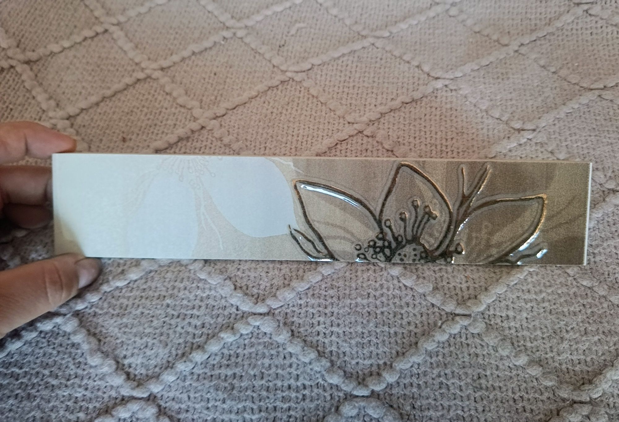 śliczne DEKORY ścienne listwa wykończeniowa 5 x 25 cm płytki 20 sztuk