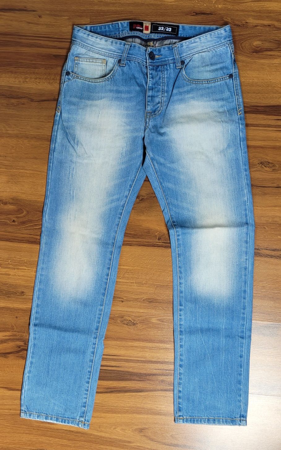 Spodnie, jeansy CROPP * rozm. 32/32 * regular fit * denim ***